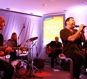 Alphaville beim Hörerkonzert im LandesWelle Funkhaus