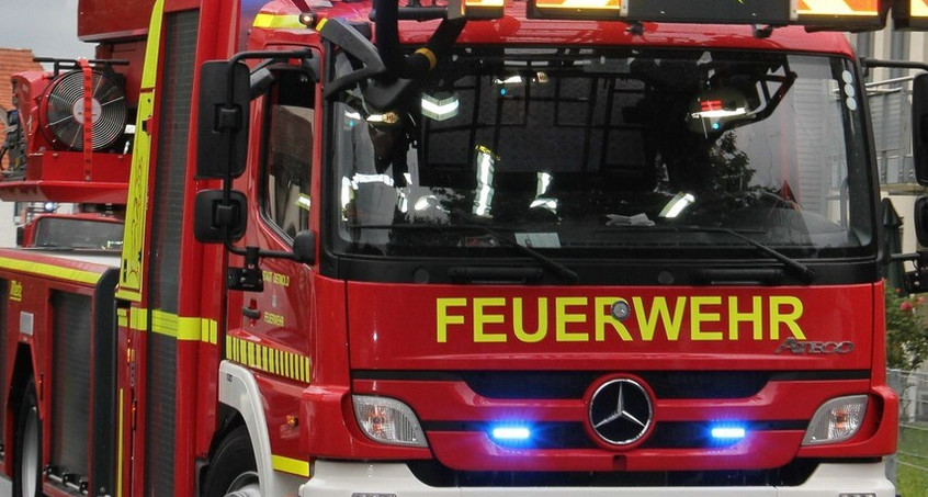 Waldbrand bei Piesau 