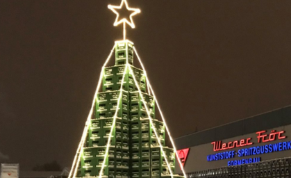 Etwas anderer Rekordweihnachtsbaum entsteht ab heute