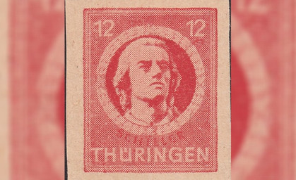 Thüringer Rekordbriefmarke für 17.000 Euro