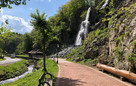 Kein Wasser mehr am Trusetaler Wasserfall