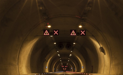 Tödlicher Unfall an Tunneleinfahrt auf A71