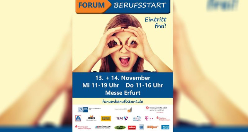 Forum Berufsstart heute und morgen in Erfurt