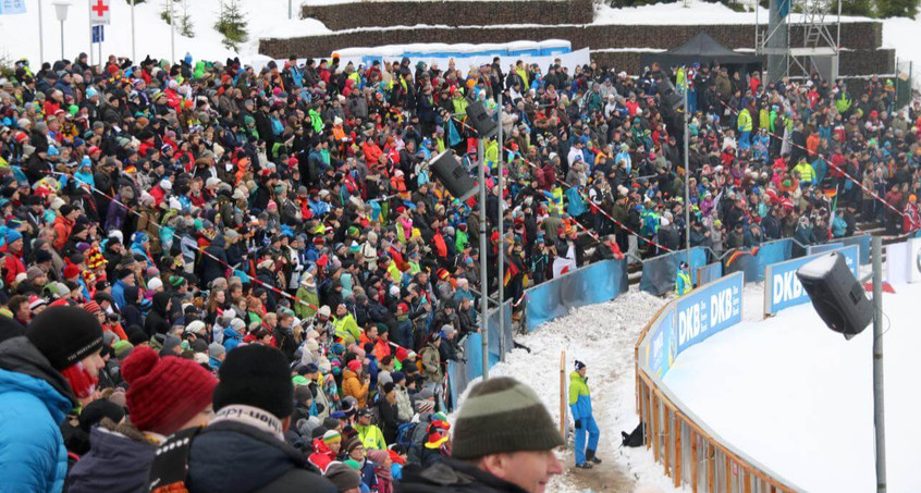 Biathlon Weltcup in Oberhof