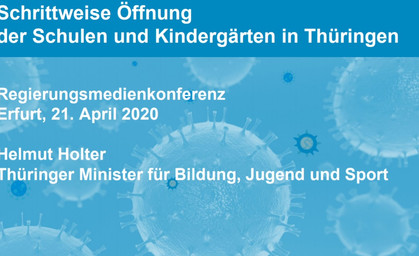Thüringen gibt Fahrplan für Schulen und Kindergärten vor