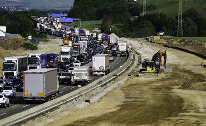 Baustellen auf Thüringer Autobahnen