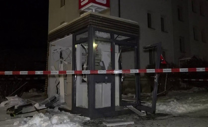 Geldautomat in Schleusingen gesprengt