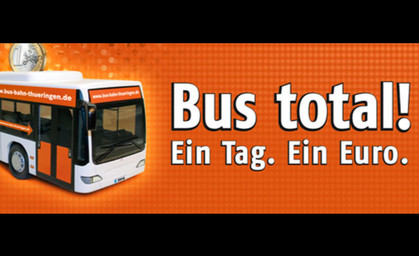 Wieder Ein-Euro-Tag in Thüringer Bussen