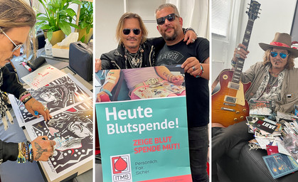 Blut spenden und Hut von Johnny Depp gewinnen!