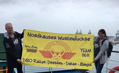 Thüringer fahren Spenden-Rallye Dresden-Dakar-Banjul 