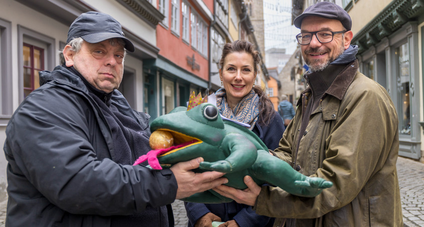 Froschkönig erneut vom Erfurter Weihnachtsmarkt gestohlen