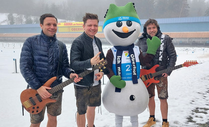 Dorfrocker drehen Video zum WM-Song "O-O-Oberhof"