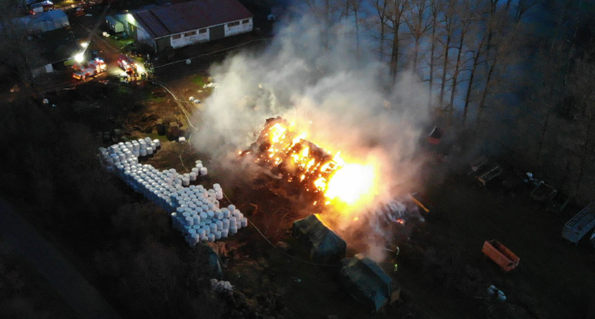 Brandserie im Kyffhäuserkreis: Wieder Großbrand in Westerengel 