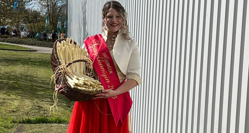 Michelle Siegel ist Thüringens neue Spargelkönigin 