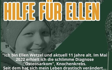 Nach Krebs-Diagnose: 11-jährige Ellen aus Schleiz möchte wieder selbständiger sein 