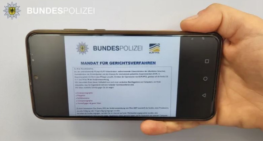 Warnung vor Fake-E-Mails der Bundespolizei - Betrüger verschicken angeblichen Haftbefehl