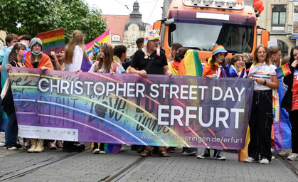 Christopher Street Day in Erfurt - Hier kommt's zu Behinderungen