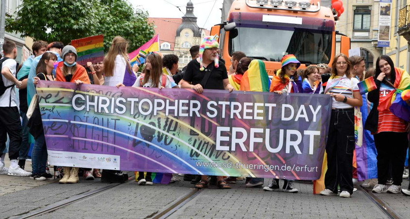 Christopher Street Day in Erfurt - Hier kommt's zu Behinderungen