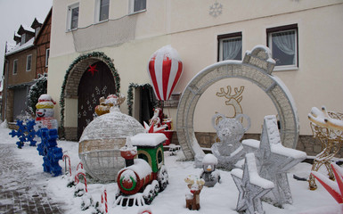 Zu Besuch am Weihnachtshaus in Ottmannshausen 