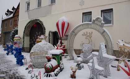 Zu Besuch am Weihnachtshaus in Ottmannshausen 