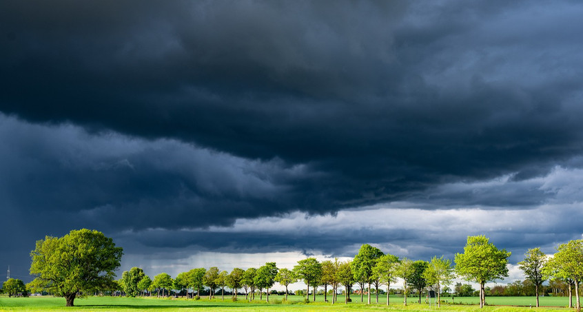 Gewitter und teilweise Starkregen am Dienstag in Thüringen