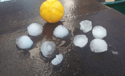 Schwere Gewitter mit Hagel richten teils heftige Schäden in Thüringen an