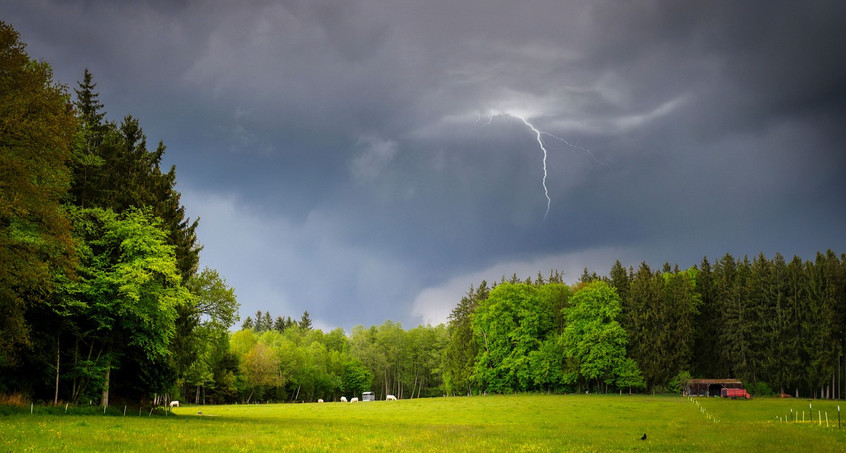 Hagel, Sturm und Starkregen in Thüringen erwartet