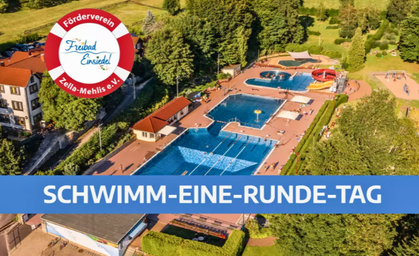 Schwimmen für den guten Zweck im Freibad Einsiedel