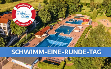 Schwimmen für den guten Zweck im Freibad Einsiedel