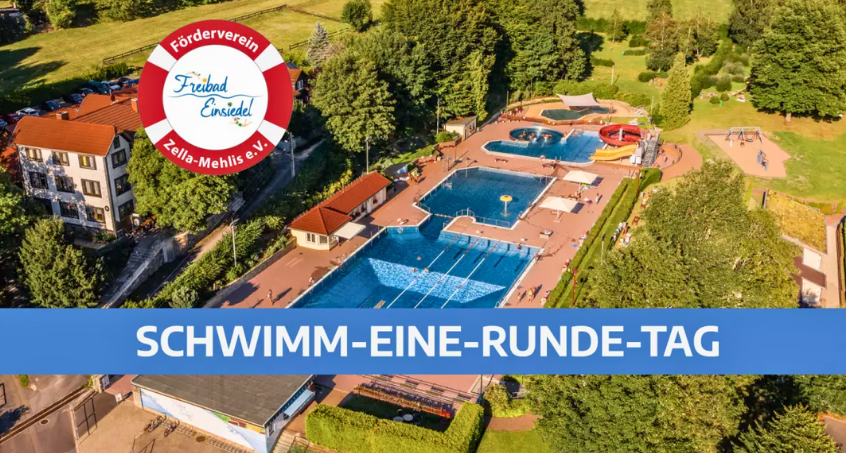 Schwimmen für den guten Zweck im Freibad Einsiedel