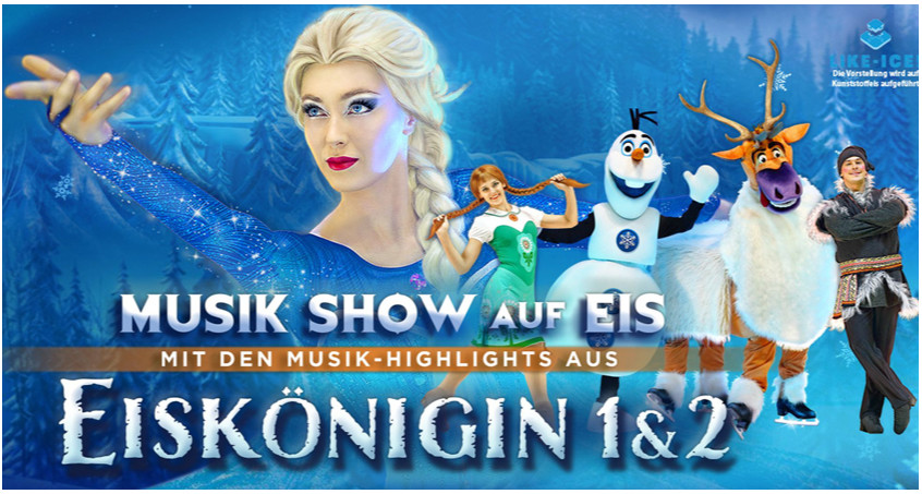 Eiskönigin 1 & 2 - Musik Show auf Eis
