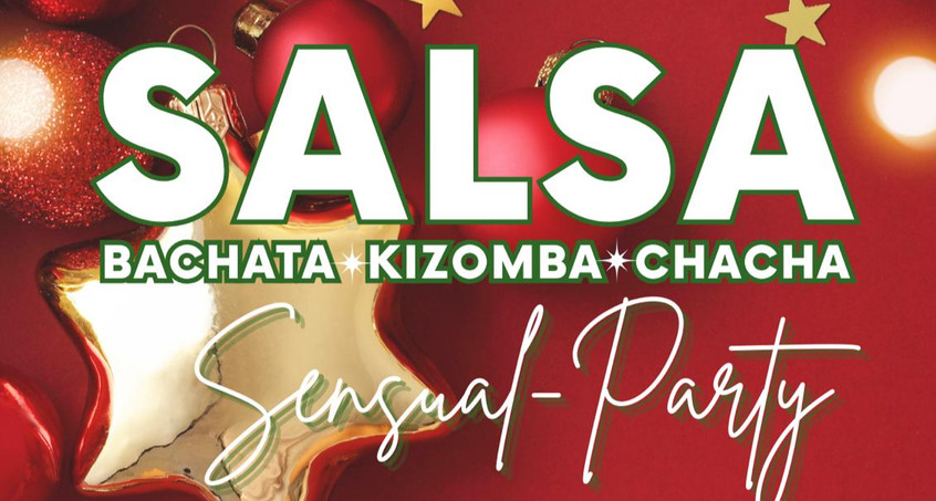 XMAS Special SALSA SENSUAL PARTY & Bachata-Workshop