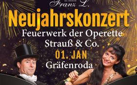  „Prosit Neujahr mit Strauß & Co“ – das leicht beschwipste Neujahrskonzert mit dem Orchester Franz’L