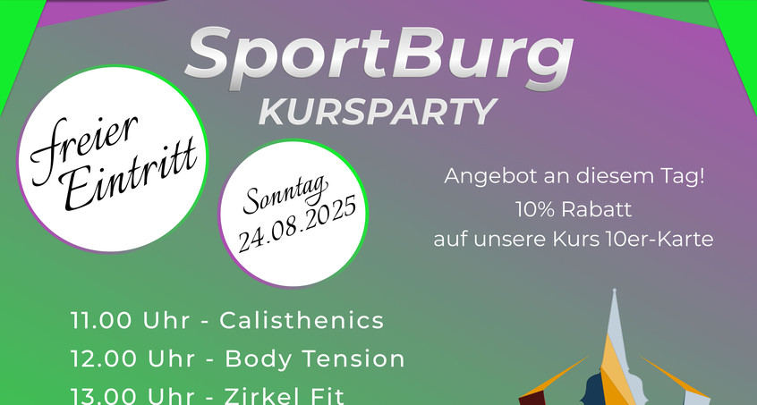 Fitness-Kurs-Party