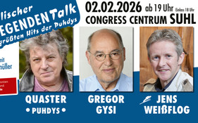Musikalischer Ost-Legenden-Talk – DDR-Ikonen im Gespräch & Musik von Quaster